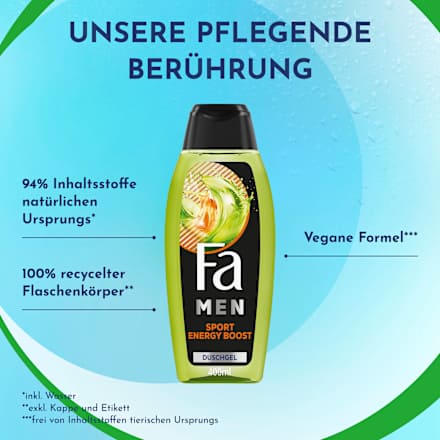 Duschgel Men Sport Energy Boost 3in1 Fa Men