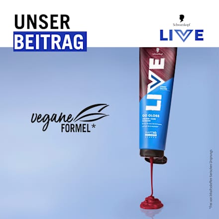 Glossing Go Gloss, Cherry Cola Red Schwarzkopf LIVE