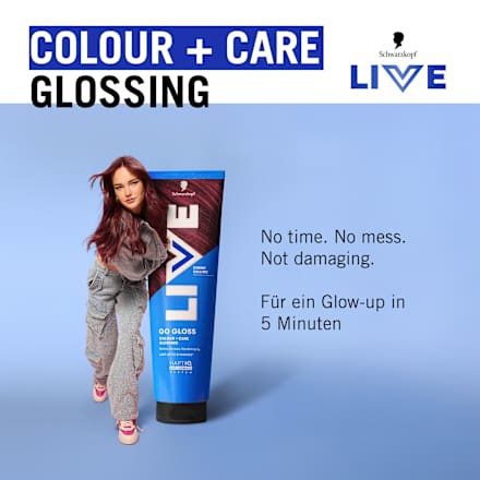 Glossing Go Gloss, Cherry Cola Red Schwarzkopf LIVE