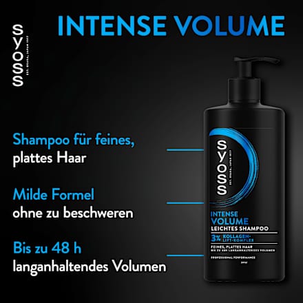 Shampoo Intense Volume syoss