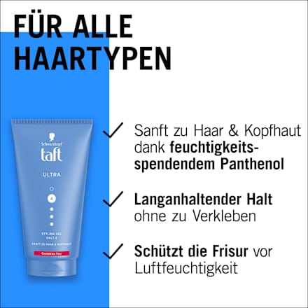 Haargel ULTRA Halt 4 Schwarzkopf taft