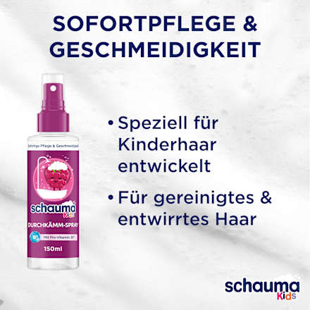 Kinder Durchkämmspray Himbeere schauma