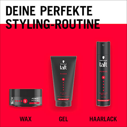 Haargel POWER Halt 5 Schwarzkopf taft