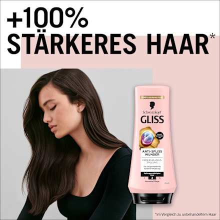 Conditioner Anti-Spliss Wunder Schwarzkopf GLISS