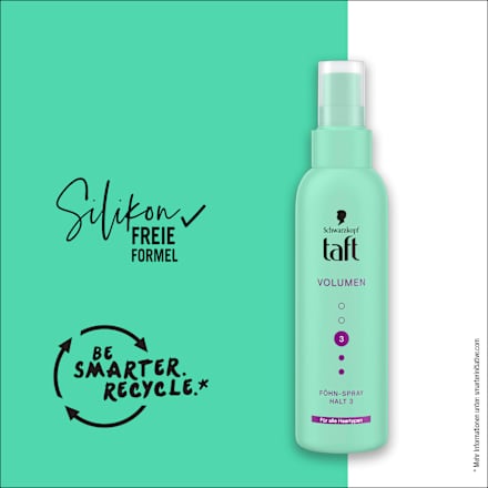 Föhn-Spray VOLUMEN Halt 3 Schwarzkopf taft