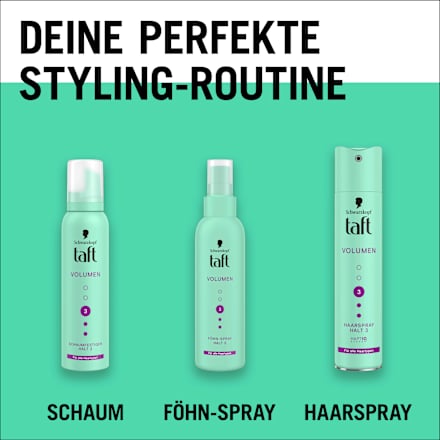 Föhn-Spray VOLUMEN Halt 3 Schwarzkopf taft