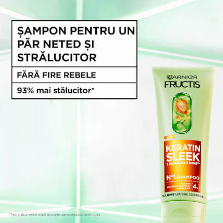 Șampon Keratin Sleek  GARNIER FRUCTIS