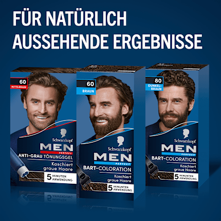 Tönung Bart 60 Natur Braun, 1 St Schwarzkopf Men Perfect