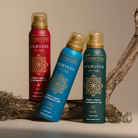 AYURVEDA tělový olej ve formě pěny water Bielenda