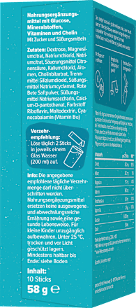 Elektrolyte Recovery Sticks sanotact