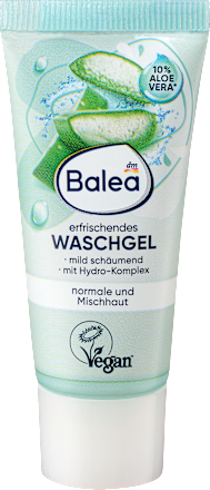 Osviežujúci umývací gél 10 % Aloe vera Balea