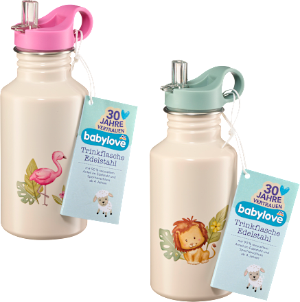 Steklenica iz nerjavečega jekla 4m+, 500 ml, več različic babylove