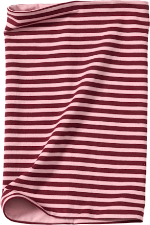 Loop Schal mit Streifen-Muster, rosa ALANA