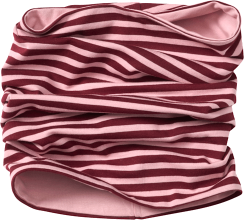 Loop Schal mit Streifen-Muster, rosa ALANA