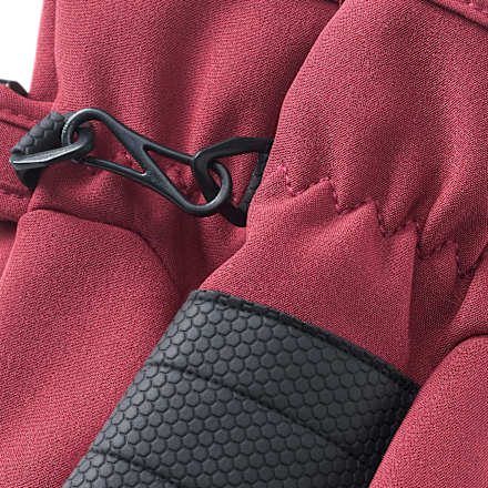 Handschuhe Softshell, rot, Gr. 3 PUSBLU