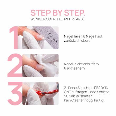UV Nagellack 3in1 Ready in One 06 One Dusty Rose NÉONAIL