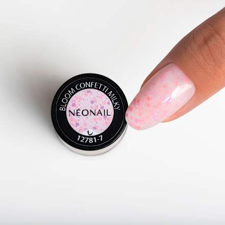 UV Nagellack Bloom Confetti Milky NÉONAIL