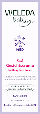 Baby Gesichtscreme Med 3in1 Weisse Malve WELEDA baby