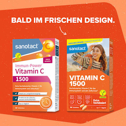 Vitamin C 1500 mg, 30 St sanotact