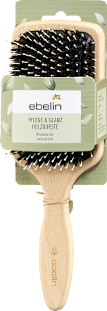 Haarbürste Holz Pflege & Glanz, extra breit ebelin