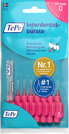 Interdentalbürsten pink 0,4 mm ISO 0 TePe