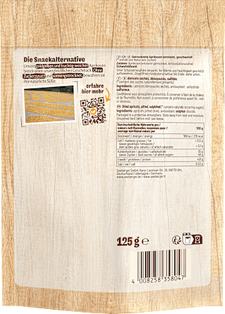 Trockenfrüchte, Aprikosen Seeberger