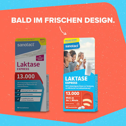 Express Laktase 13000 Kautabletten 40 St sanotact
