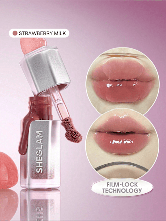 Lipgloss Glass Lock Air 118 Strawberry Milk SHEGLAM