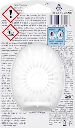 Lufterfrischer Bad Madagaskar Vanille & Magnolie Febreze