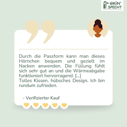 Nackenhörnchen Rapssamen grau-mint Grünspecht
