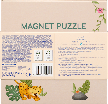 Sada magnetických puzzle (2x20 dielikov) babylove