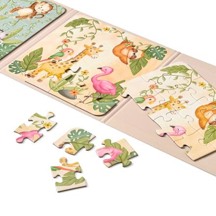 Sada magnetických puzzle (2x20 dielikov) babylove