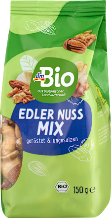 směs ořechů, pražené nesolené dmBio