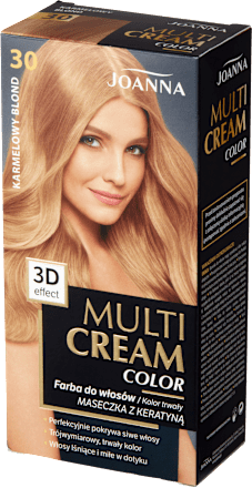 Farba do włosów Multi Cream Color 30 Karmelowy Blond JOANNA