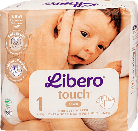 Pelenka 1-es méret, 2-5 kg Libero