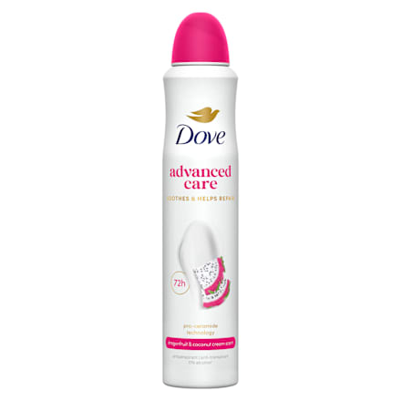 Deo spray Advanced Care, sárkánygyümölcs-kókusz Dove