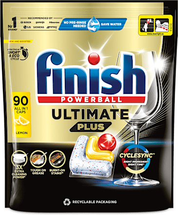 Mosogatógép tabletta Ultimate Plus Lemon Finish