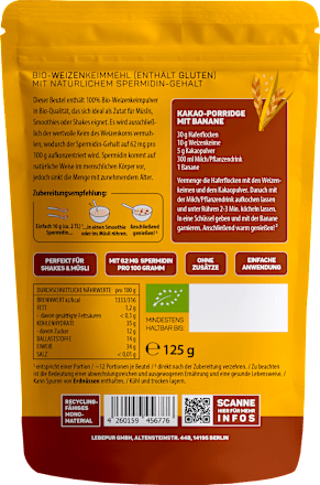 Superfood Pulver Weizenkeime Lebepur