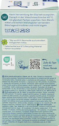 Mosható menstruációs fehérnemű, fekete, M (38-40) Jessa