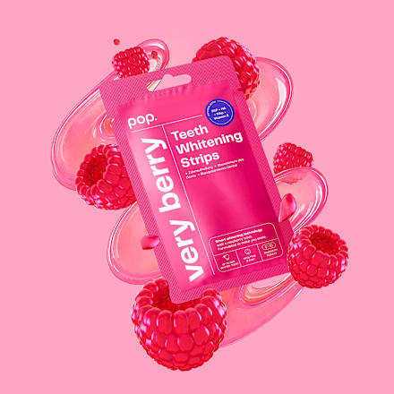 Bleaching Teeth Whitening Strips Very Berry smilepen pop