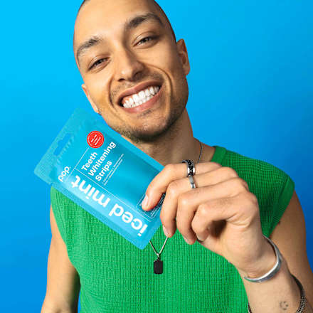 Bleaching Teeth Whitening Strips Iced Mint smilepen pop