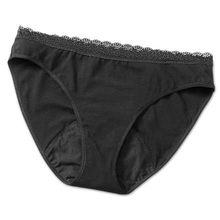 Mosható menstruációs fehérnemű, fekete, XL (44-46) méret Jessa