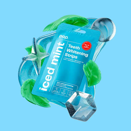 Bleaching Teeth Whitening Strips Iced Mint smilepen pop