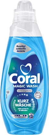 Waschmittel Flüssig Magic Wash Quick & Care Coral