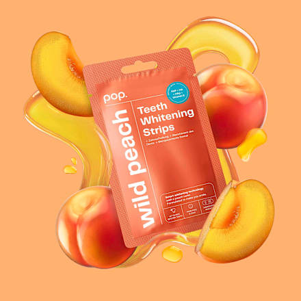 Bleaching Teeth Whitening Strips Wild Peach smilepen pop