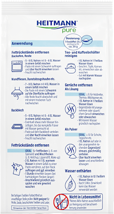 Reines Aktiv Natron Pulver HEITMANN pure