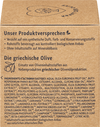 Pleťový krém Olive alverde Naturschön