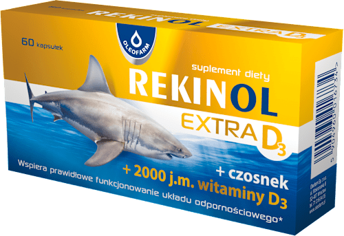 Suplement diety Rekinol Extra D3  OLEOFARM