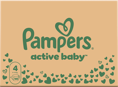 Plienky veľkosť 4 (9 - 14 kg) Monthly Box Pampers active baby