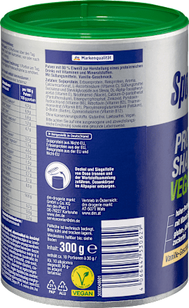 Proteinpulver Vegan Vanille-Geschmack Sportness
